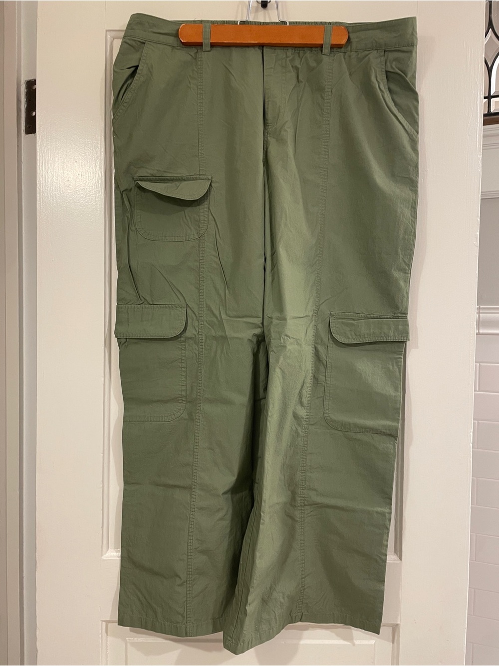 wild fable Olive Utility Wide-Leg Cargo Pants